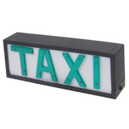 Luminoso de Taxi Universal Grande Fixo  Preto
