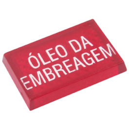 Lente Indicadora de Painel Óleo da Embreagem referência LS133 - Dimensões: 22x16mm  