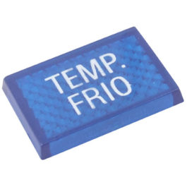 Lente Indicadora de Painel Temperatura Frio referência LS133 - Dimensões: 22x16mm  